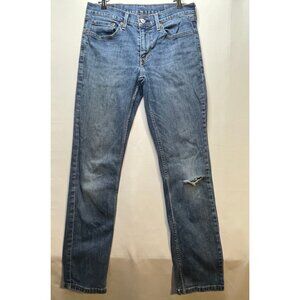 Levi's jeans mens 30 x 31 511 slim tapered low rise distressed blue